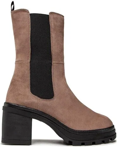 Členková obuv Caprice - 9-25420-29 Taupe Suede 343