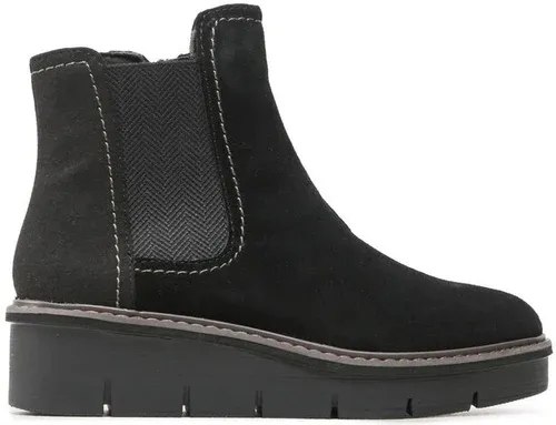 Členková obuv Clarks - Airabell Move 261685884 Black Suede