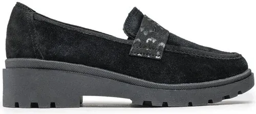 Poltopánky Clarks - Calla Ease 261676874 Black Suede