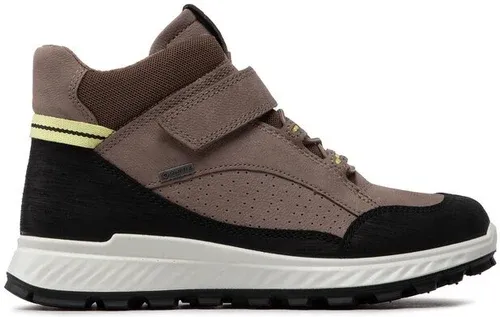 Šnurovacia obuv ECCO - Exostrike Kids GORE-TEX 76194360457 Black/Taupe/Taupe