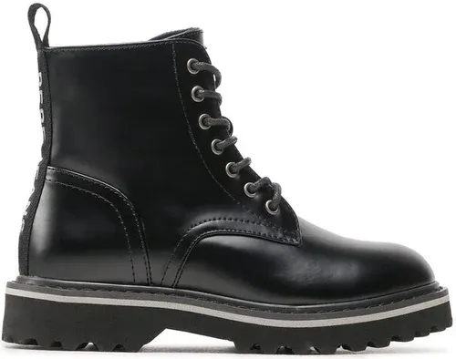 Outdoorová obuv Pepe Jeans - Leia Boot Laces PBS50098 Black 999