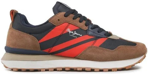Sneakersy Pepe Jeans - Foster Man Flag PMS30853 Cognac 879