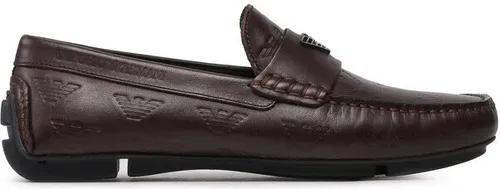 Mokasíny Emporio Armani - X4B124 XF666 00214 Dark Brown