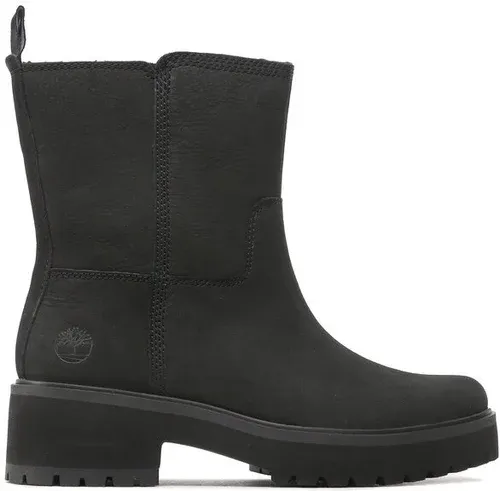 Členková obuv Timberland - Carnaby Cool Wrm Pull On Wr TB0A5NS30151 Black Nubuck