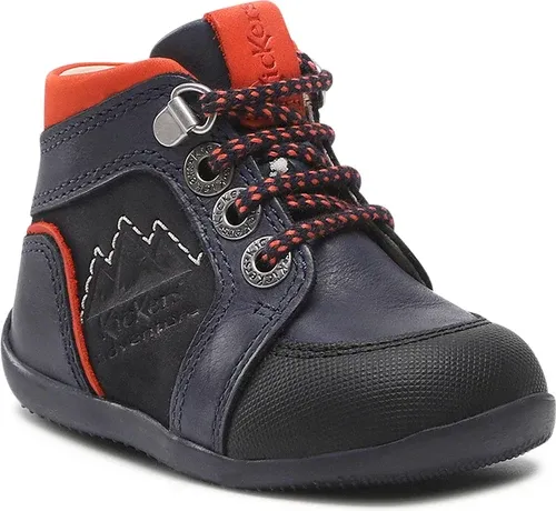 Šnurovacia obuv Kickers - Bins Mountain 878602-10 M Marine/Orange 103