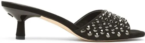 Šľapky Michael Michael Kors - Amal Kitten Sandal 40F2AMMA2S Black/Black