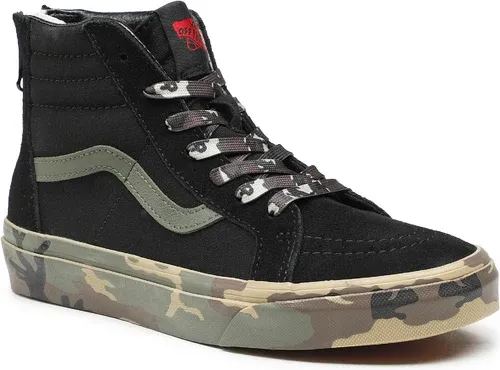 Sneakersy Vans - Sk8-Hi Zip VN0007PVBLK1 Camo Sidewall Black