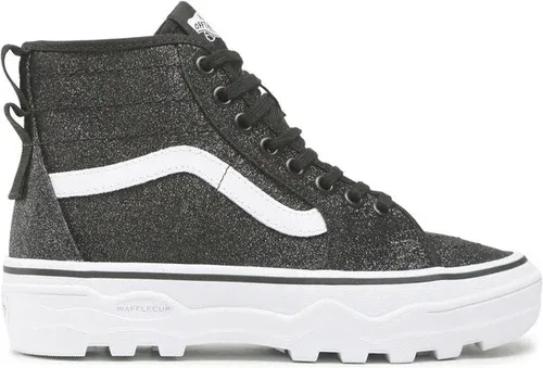 Sneakersy Vans - Sentry Sk8-Hi VN0A4BVW6BT1 Glitter Black/True White