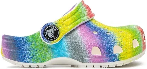 Šľapky Crocs - Classic Spray Dye Clog T 208094 White/Multi