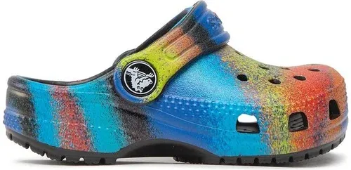 Šľapky Crocs - Classic Spray Dye Clog T 208094 Black/Multi
