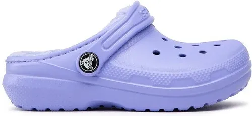 Šľapky Crocs - Classic Lined Clog K 207010 Digital Violet