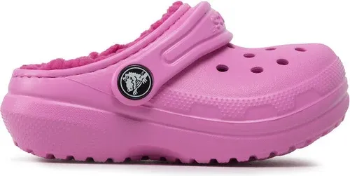 Šľapky Crocs - Classic Lined Clog T 207009 Taffy Pink
