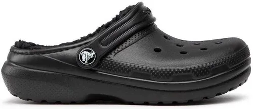 Šľapky Crocs - Classic Lined Clog K 207010 Black/Black