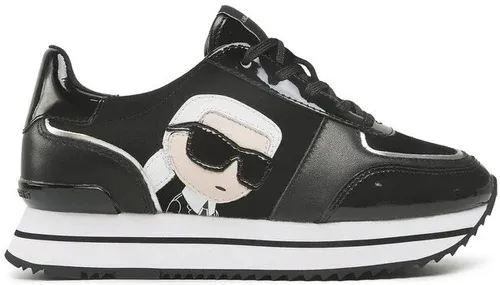 Sneakersy Karl Lagerfeld - KL61930N Black Lthr/Suede