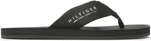 Žabky Tommy Hilfiger - City Beach Sandal Mens FM0FM04408 Black BDS