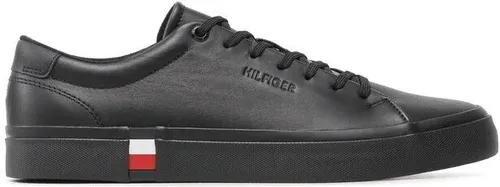 Sneakersy Tommy Hilfiger - Modern Vulc Corporate Leather FM0FM04351 Black BDS