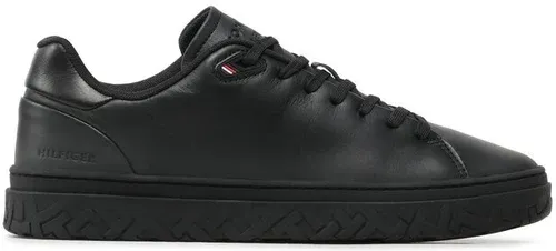 Sneakersy Tommy Hilfiger - Modern Iconic Court Cup Leather FM0FM04355 Black BDS