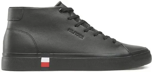 Sneakersy Tommy Hilfiger - Modern Vulc Hi Corporate Lea FM0FM04352 Black BDS