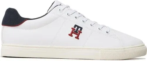 Sneakersy Tommy Hilfiger - Core Vulc Varsity Monogram FM0FM04350 White YBR