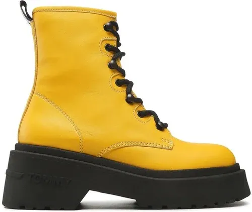 Členková obuv Tommy Jeans - Tommy Jeans Lace Up Chunky EN0EN02057 Warm Yellow ZFM