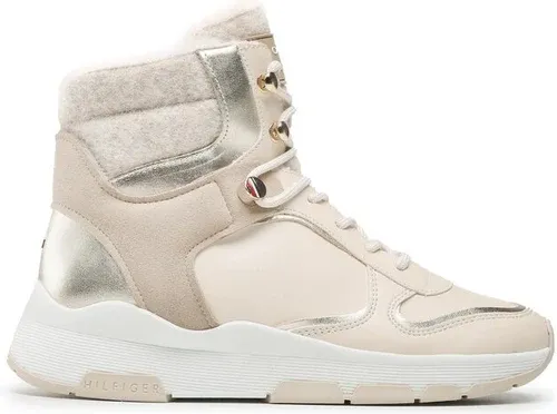 Členková obuv Tommy Hilfiger - Outdoor Bootie FW0FW06074 Sugarcane AA8