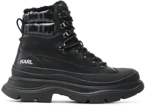 Čižmy KARL LAGERFELD - KL22955 Black Lthr/Mono