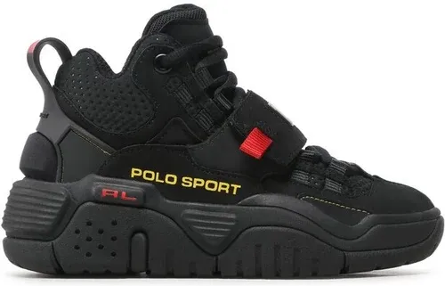 Sneakersy Polo Ralph Lauren - PS100 809846180001 Black/Rl Red/Canary Yellow