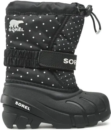 Snehule Sorel - Childrens Flurry Print NC3503-010 Black