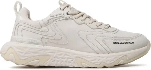 Sneakersy KARL LAGERFELD - KL52420 Off White Lthr
