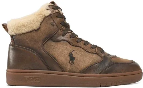 Sneakersy Polo Ralph Lauren - Polo Crt Hgh 809877699001 Brown