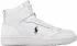 Sneakersy Polo Ralph Lauren - Polo Crt Hgh 809877680001 Wht/Blk