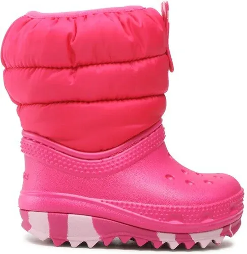 Snehule Crocs - Classic Neo Puff Boot T 207683 Candy Pink