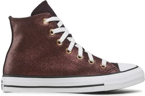 Plátenky Converse - Ctas Hi A04181C Black Cherry/White/Copper