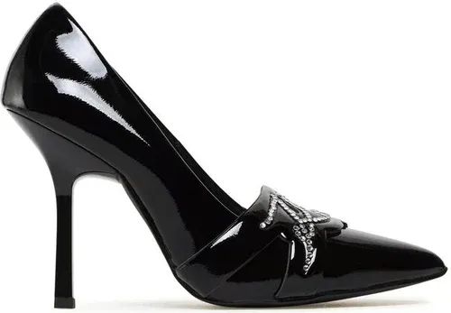 Lodičky KARL LAGERFELD - KL30919D Black Patent Lthr