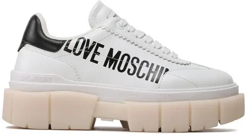 Sneakersy LOVE MOSCHINO - JA15666G1GIA110A Bianco/Nero