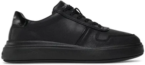 Sneakersy Calvin Klein - Low Top Lace Up Piping HM0HM00992 Triple Black 0GJ