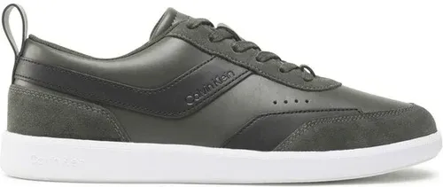 Sneakersy Calvin Klein - Low Top LAce Up Lth Mix HM0HM00851 Olive Mix 0H8