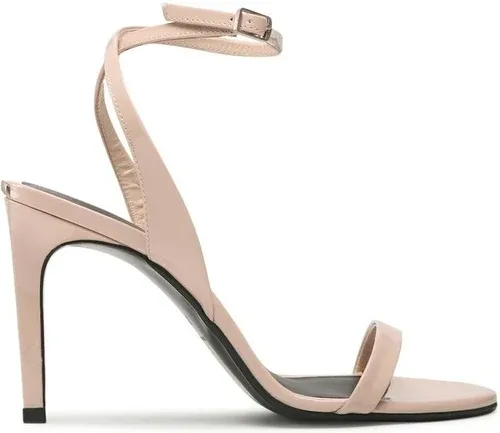 Sandále Calvin Klein - Stiletto Sandal 90- Patent HW0HW01632 Smoke Gray ABW