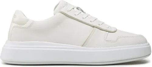 Sneakersy Calvin Klein - Low Top Lace Up Piping HM0HM00992 Triple White 0K4