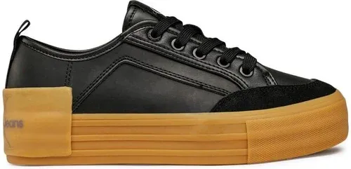 Sneakersy Calvin Klein Jeans - Vulc Flatform Bold Lth-Su YW0YW00866 Black BDS