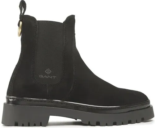 Členková obuv s elastickým prvkom Gant - Aligrey 25553389 Black G00