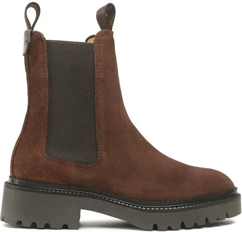 Členková obuv s elastickým prvkom Gant - Kelliin 25553417 Dark Brown G46