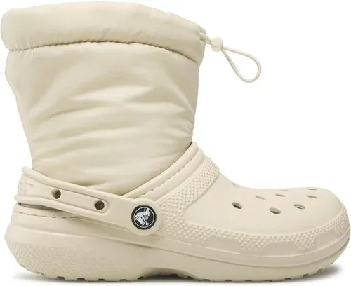 Členková obuv Crocs - Classic Lined Neo Puff Boot 206630 Bone Členková obuv Crocs - Classic Lined Neo Puff Boot 206630 Bone