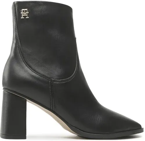 Členková obuv Tommy Hilfiger - Soft Square Toe Ankle Boot FW0FW06838 Black BDS