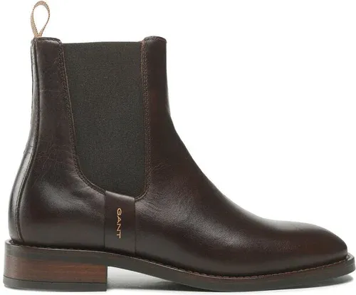 Členková obuv s elastickým prvkom Gant - Fayy 25551401 Dark Brown G46