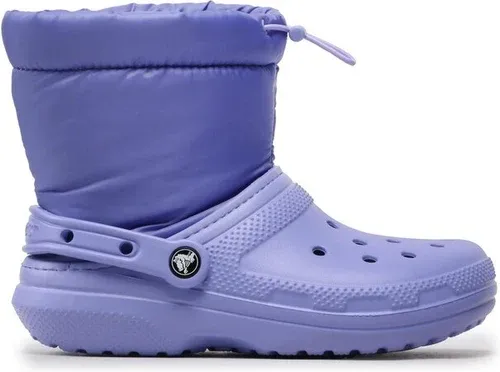 Snehule Crocs - Classic Lined Neo Puff Boot 206630 Digital Violet