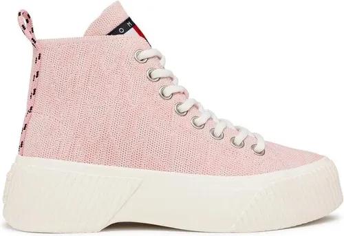 Sneakersy Tommy Jeans - Vulc Knitted Mc EN0EN02141 Misty Pink TH2