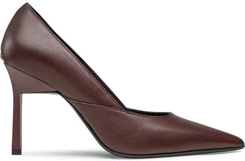 Lodičky Calvin Klein - Geo Stiletto Pump 90 HW0HW01346 Decadent Chocolate GRV