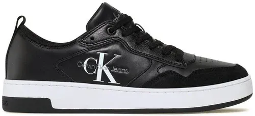 Sneakersy Calvin Klein Jeans - Basket Cupsole Low Lth Mono YM0YM00574 Black/White 0GJ