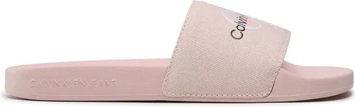 Šľapky Calvin Klein Jeans - Slide Monogram Co YW0YW00103 Peach Blush 0JW